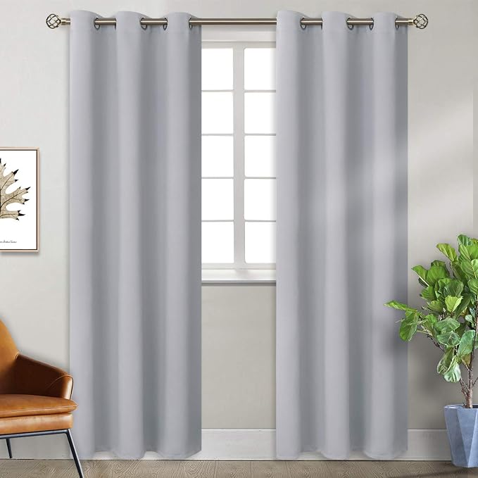 BGment Room Darkening Curtains 84 Inches Long by BGment