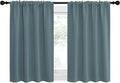 NICETOWN 2 Panels Blackout Curtains, Rod Pocket Thermal Insulated Drapes by NICETOWN