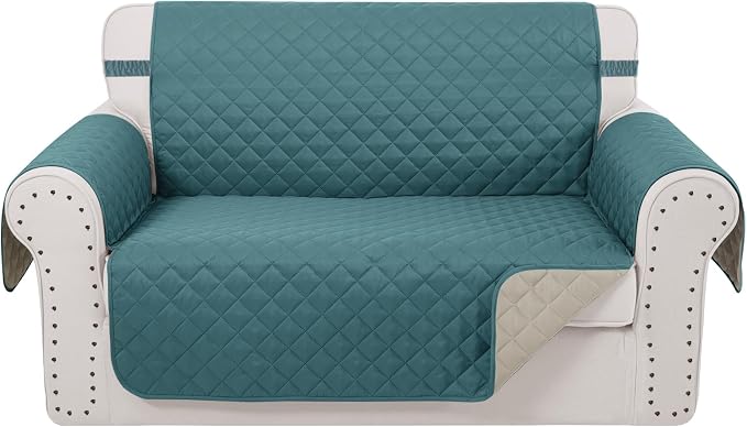 Reversible Loveseat Sofa Covers Couch Cover Furniture Protector by LuxshareHome