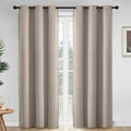 Yakamok Room Darkening Grommet Window Drapes Thermal Insulated Light Blocking by Yakamok