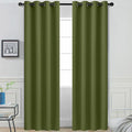 Yakamok Olive Green Blackout Curtains by Yakamok