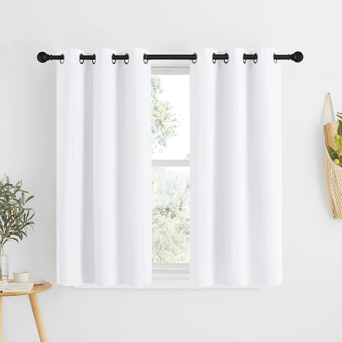 NICETOWN White Short Window Curtains by NICETOWN