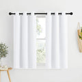 NICETOWN White Short Window Curtains by NICETOWN