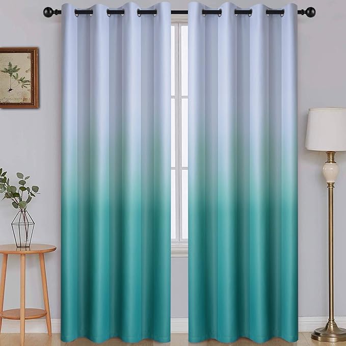 SimpleHome Ombre Room Darkening Curtains by SimpleHome