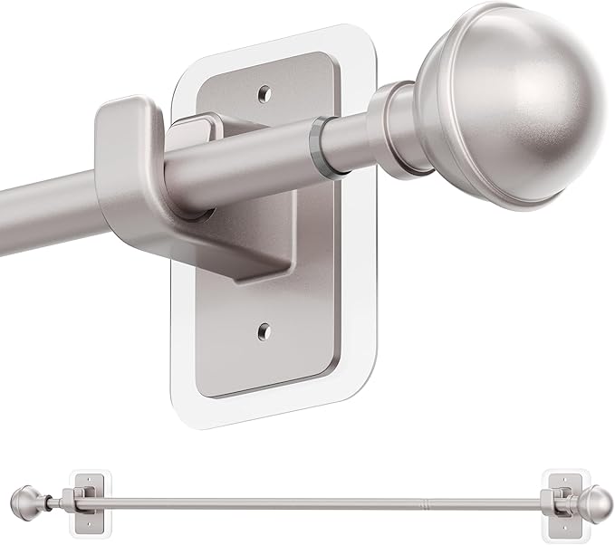 ENJOYBASICS No Drill Curtain Rods by ENJOYBASICS