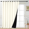 Yakamok Total Blackout Extra Wide Patio Sliding Door Curtains, Grommet Thermal by Yakamok