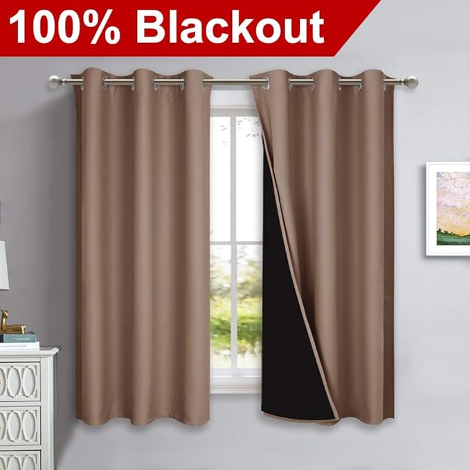 NICETOWN Total Blackout Panels for Nursery, Super Soft, Heavy Duty and Thick - Image 2