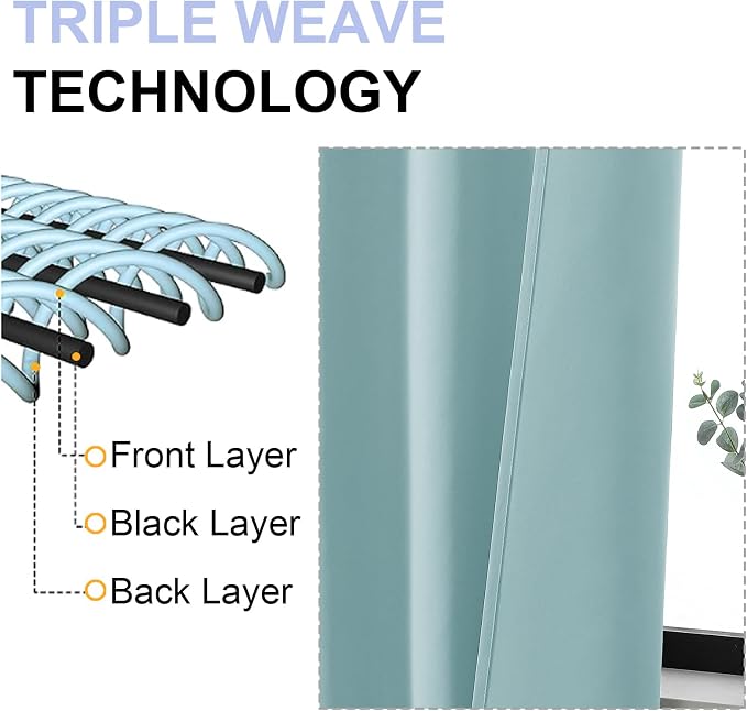 Simplebrand Blackout Extra 10ft Curtains - Image 5