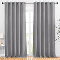 NICETOWN Blackout Silver Grey Curtains & Drapes by NICETOWN