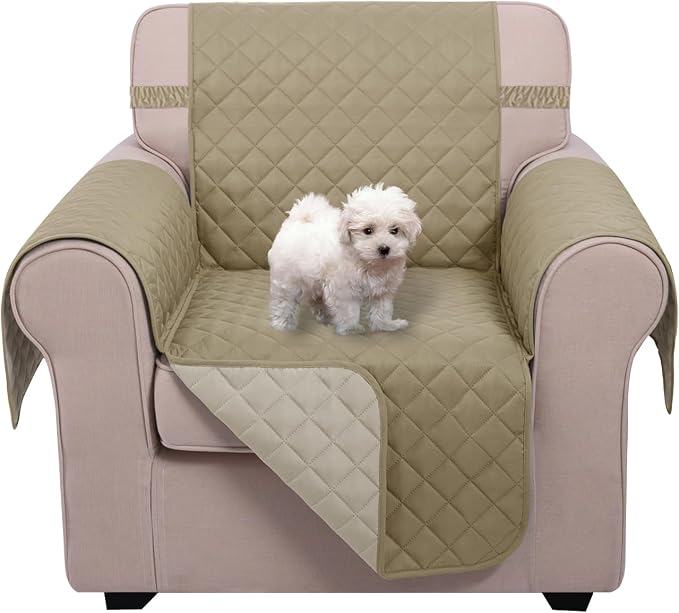 U-NICE HOME Reversible Oversized Chair Covers Quilted Water Repellent Pet by U-NICEHOME