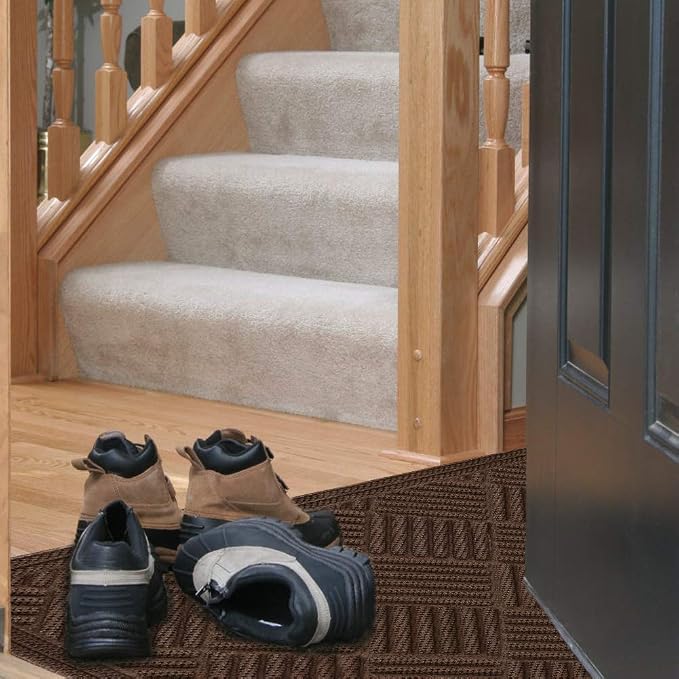 Mibao Front Door Mat, Dirt Trapper Welcome Mat - Image 6