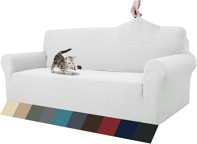 ZNSAYOTX 1 Piece Jacquard Couch Covers by ZNSAYOTX