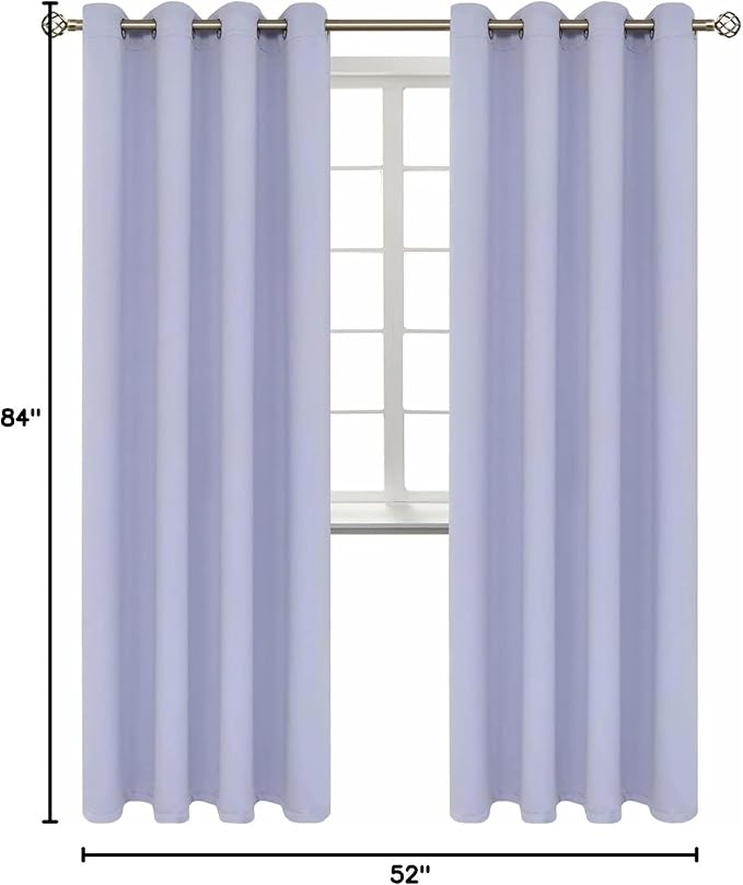 BGment Room Darkening Curtains 84 Inches Long - Image 9