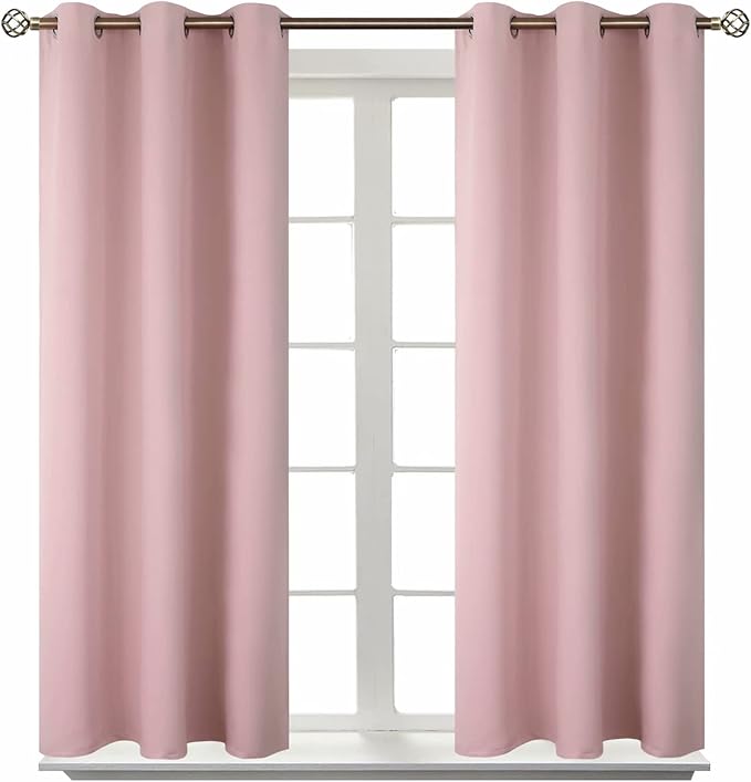 BGment Room Darkening Curtains 54 Inches Long by BGment
