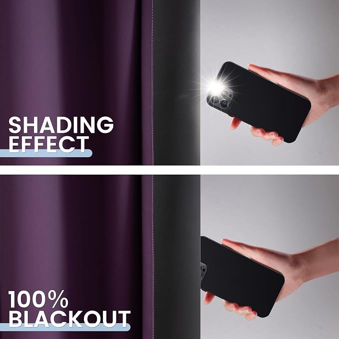 SimpleHome Blackout Curtains Ombre - Image 5