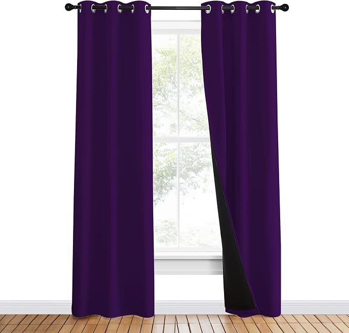 NICETOWN 100% Blackout Curtains - Image 2
