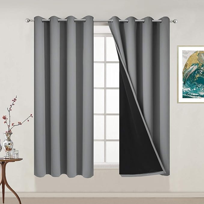 Yakamok Thermal Insulated 100% Blackout Curtains by Yakamok