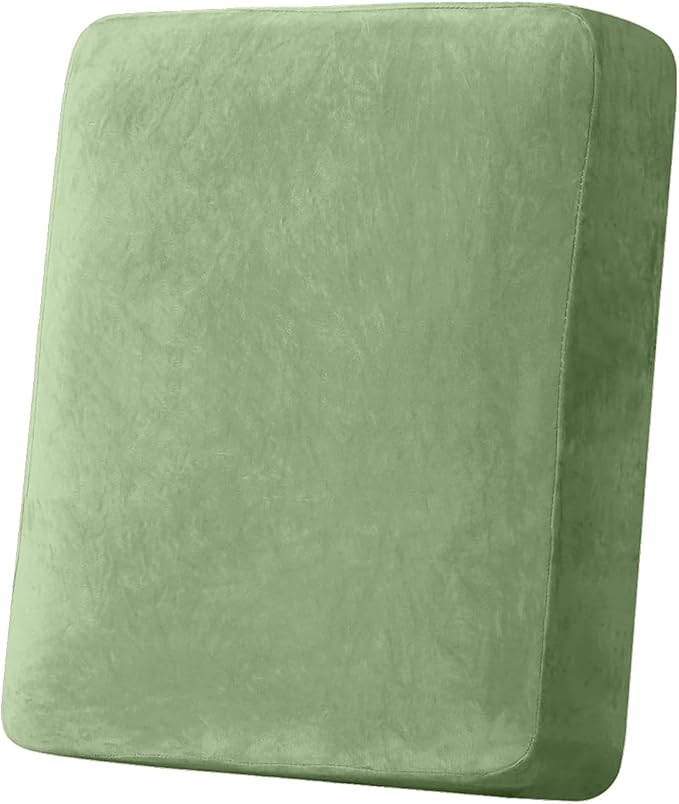 Couch Cover Stretch Velvet Sofa Cushion Cover 1-Piece by Taque