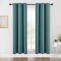 NICETOWN Blackout Window Curtains 70" L, 2 Panels, 34 inch, Sea Teal, Grommet by NICETOWN