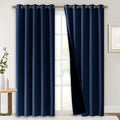 NICETOWN 100% Blackout Cold Blocking Curtain, Thermal Insulated & Energy by NICETOWN