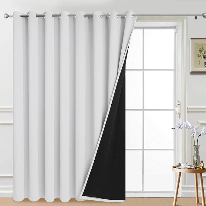 Yakamok 100% Blackout Thermal Insulated Curtains, Noise Reducing Barrier Panel by Yakamok