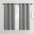 NICETOWN Silver Grey Thermal Insulated Grommet Blackout Curtains, Kids Window by NICETOWN