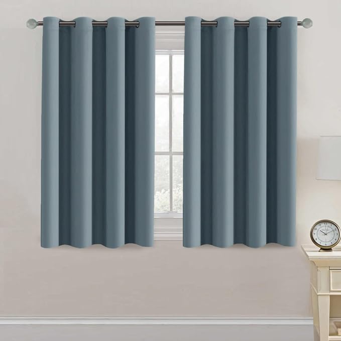 H.VERSAILTEX Blackout Curtain for Living Room Small Window Kitchen Blackout by HVERSAILTEX