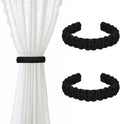 Ptwola 2 Pack Braided Curtain Tiebacks Boho Elegant Rustic Curtain Holdbacks by Unknown