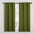 NICETOWN Kitchen Curtain Panels Blackout Draperies, Thermal Insulated Solid by NICETOWN