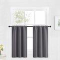 RYB HOME Kitchen Blackout Curtains Over Sink 36 inch Length, Rod Pocket Summer by RYBHOME
