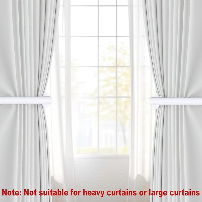 4pcs Curtain Holdbacks, Screw-in Curtain Tiebacks Curtain Tie Backs Curtain - Image 3