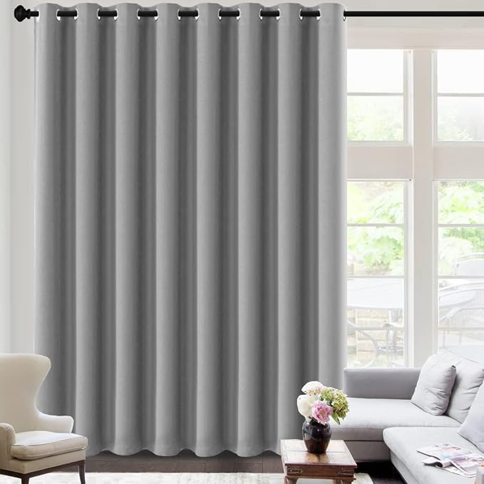 H.VERSAILTEX Blackout Curtains for Sliding Glass Door Room Divider Curtains by HVERSAILTEX