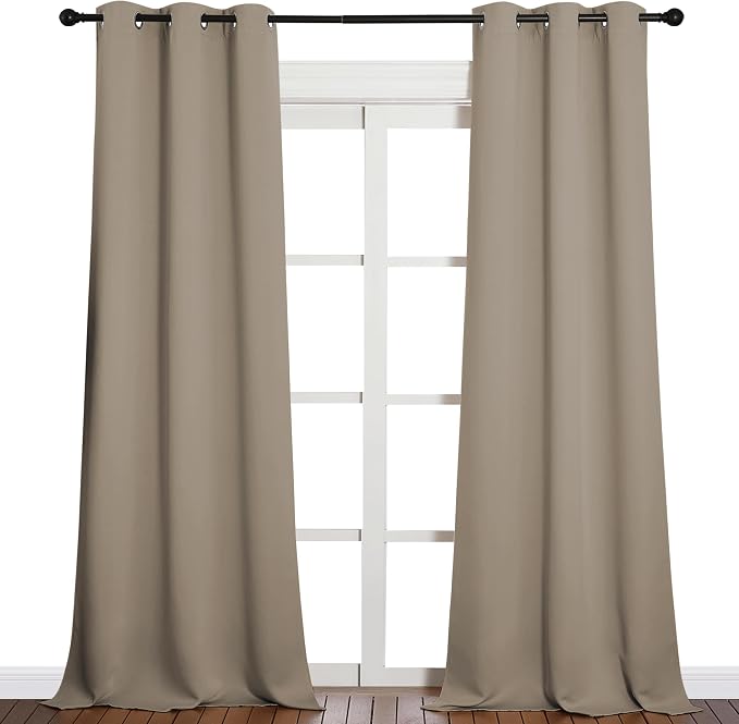 NICETOWN Patio Glass Door Blackout Curtains - Image 2