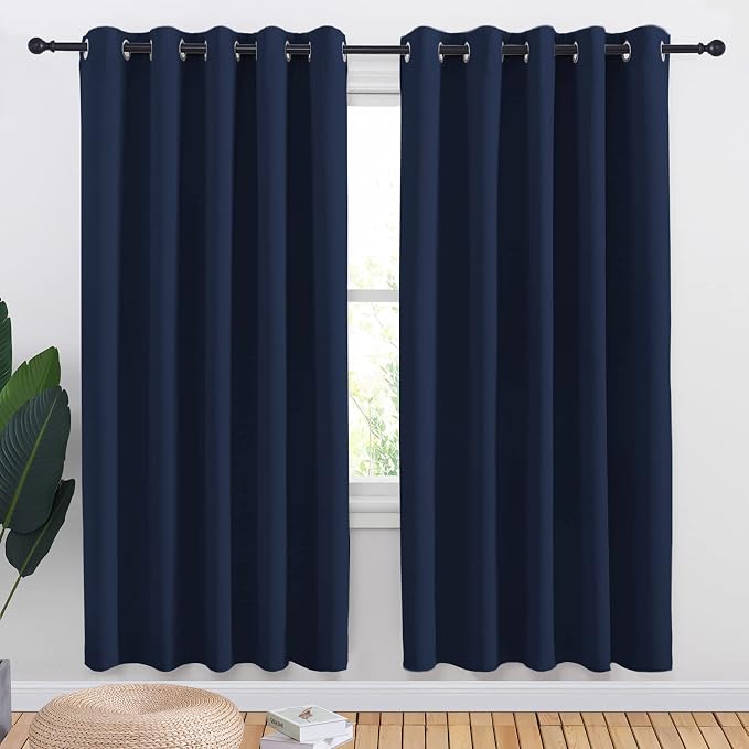 NICETOWN Blackout Curtain Panels, Window Treatment Energy Saving Thermal by NICETOWN