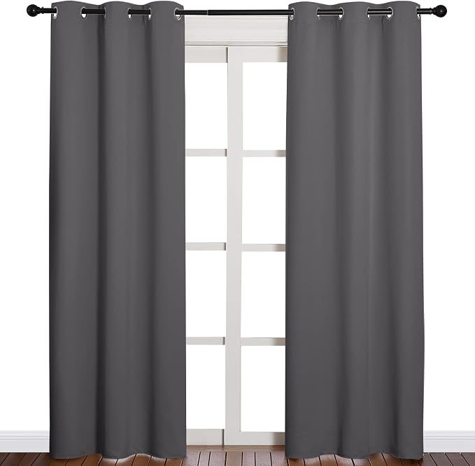 NICETOWN Noise Reducing Blackout Curtains 84" Long - Image 2