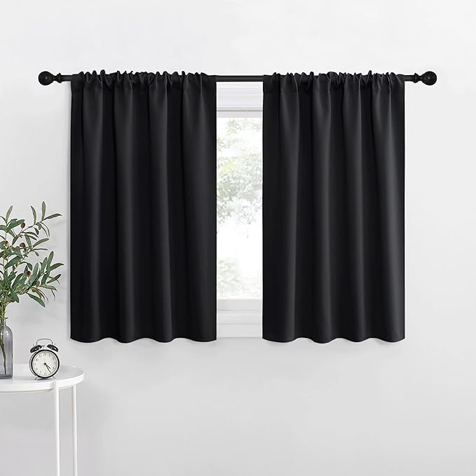 NICETOWN Halloween Kitchen Window Curtains Over Sink, Energy Smart Decoration by NICETOWN