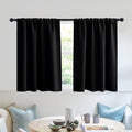 RYB HOME Blackout Privacy Bathroom Window Curtains, Short Thermal Insulated by RYBHOME