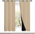NICETOWN Living Room Completely Shaded Draperies, Privacy Protection & Noise by NICETOWN