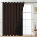 Yakamok 100% Blackout Patio Door Curtain Panels by Yakamok