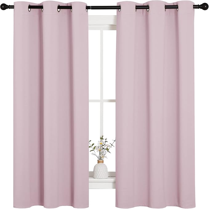NICETOWN Nursery Essential Thermal Insulated Solid Grommet Top Blackout by NICETOWN