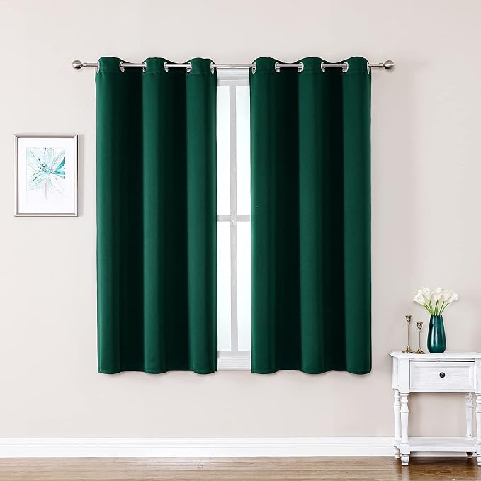 ChrisDowa Blackout Curtains for Bedroom and Living Room 63 Inches Long | 2 by ChrisDowa