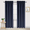 DWCN Navy Room Darkening Blackout Curtains by DWCN