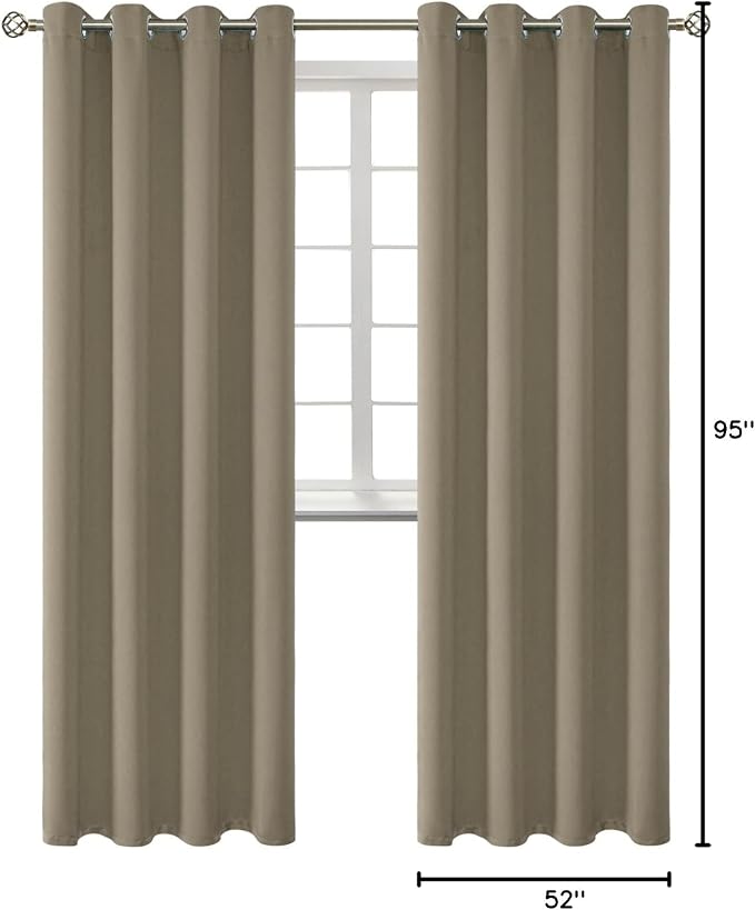 BGment Room Darkening Curtains 95 Inches Long - Image 9