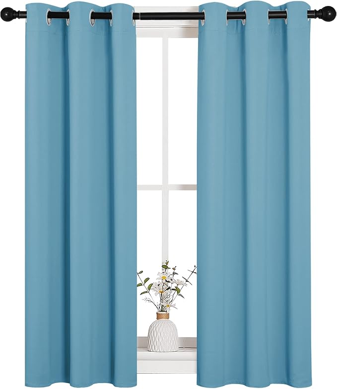 NICETOWN Thermal Insulated Curtains Blackout Draperies, Window Treatment Solid by NICETOWN