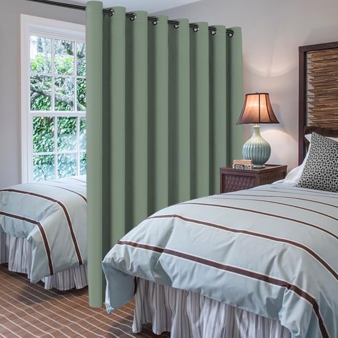H.VERSAILTEX Blackout Patio Curtains 100 x 96 Inches - Image 2