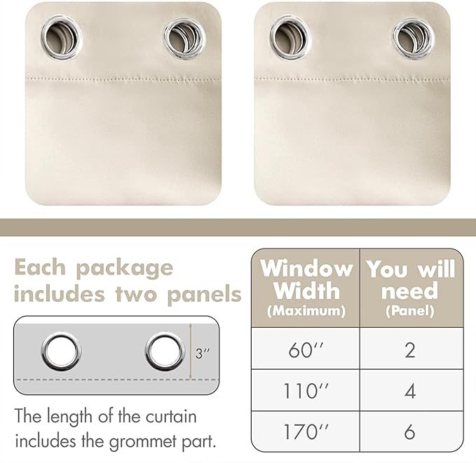 MIULEE Blackout Curtains 96 Inches Long - Image 6
