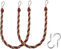 BEL AVENIR Curtain Ropes Tiebacks Tie-Backs, Curtain Handmade Holdbacks by BELAVENIR