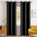 MIULEE 2 Panels 90" Long Blackout Curtains Room Darkening Thermal Insulated by MIULEE