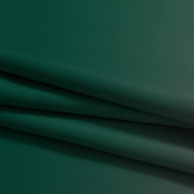Yakamok Dark Green Ombre Curtains 84 Inches Long, Light Blocking Gradient Color - Image 6