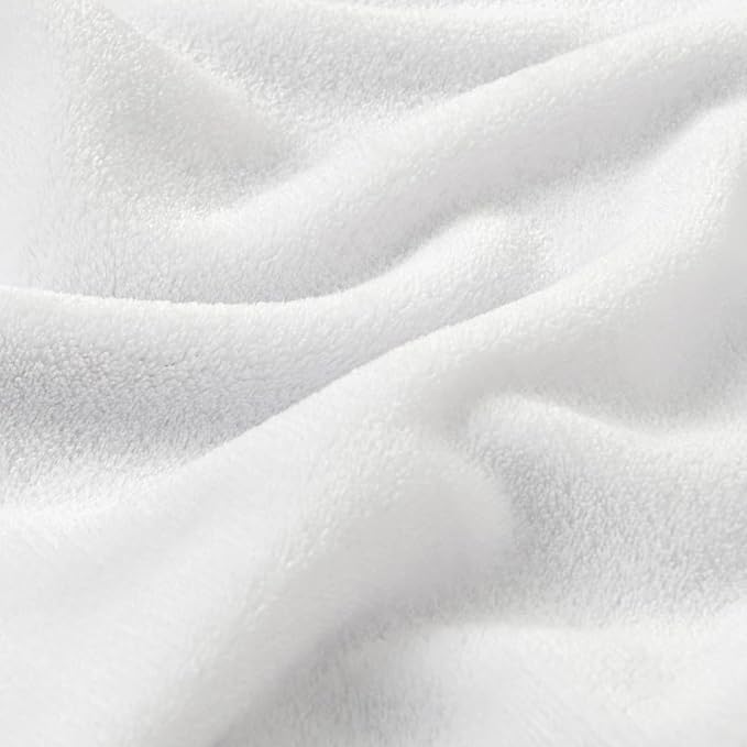 BEDELITE Fleece Blanket White Throw Blanket - Image 4